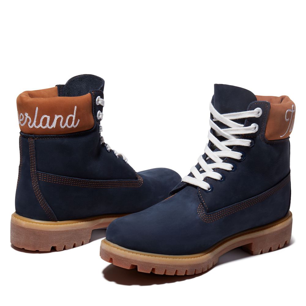 Bocanci 6-Inch Timberland Barbati Bleumarin - Premium Waterproof - Romania - MJIVSD913